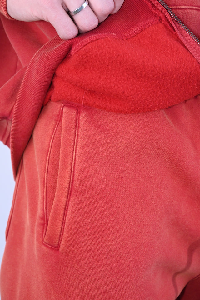 ZY LIMITED Red SET (ULTRA OVERSIZE) no logo