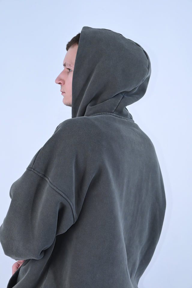 ZY LIMITED Dark Gray SET (ULTRA OVERSIZE) no logo