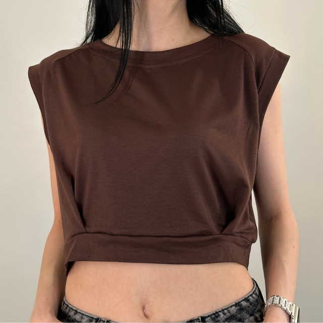 ZY T-Krekls Chocolate Brown Nr.2