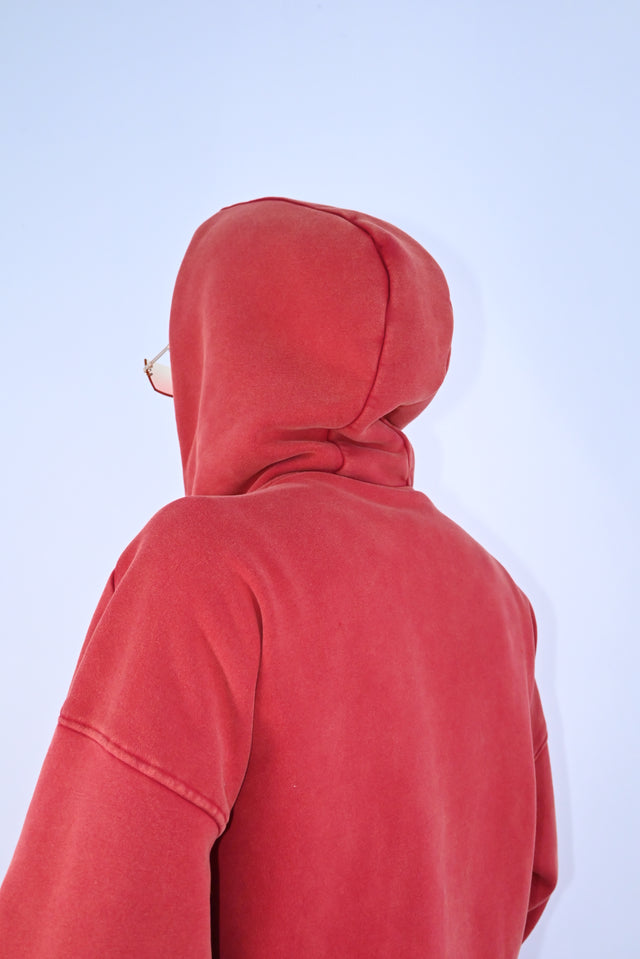 ZY LIMITED Red SET (ULTRA OVERSIZE) no logo