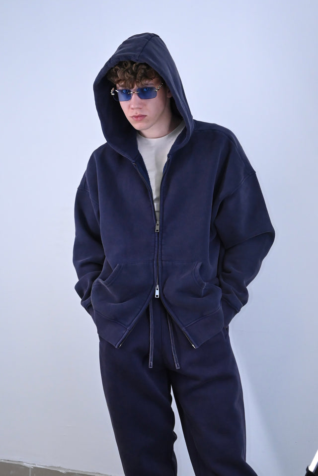 ZY LIMITED Navy Blue SET (ULTRA OVERSIZE) no logo