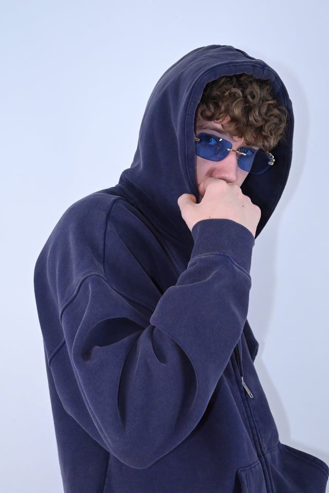 ZY LIMITED Navy Blue SET (ULTRA OVERSIZE) no logo