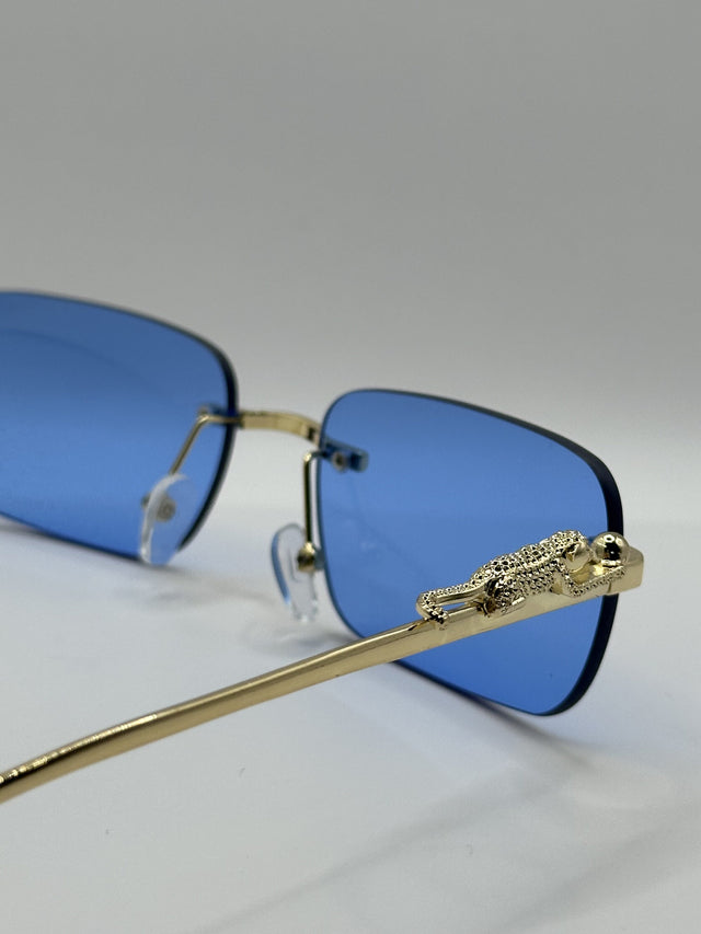 ZY BOSS GLASSES Gold/Blue NR.1
