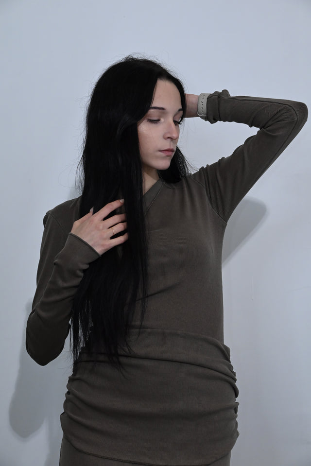 ZY Kleitas komplekts Brown