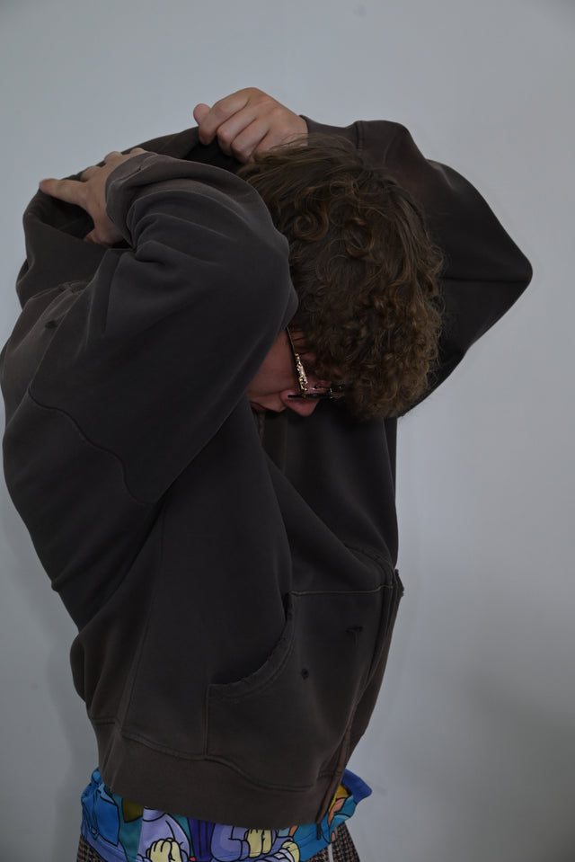 GETZYAGA HOODIE DARK GRAY