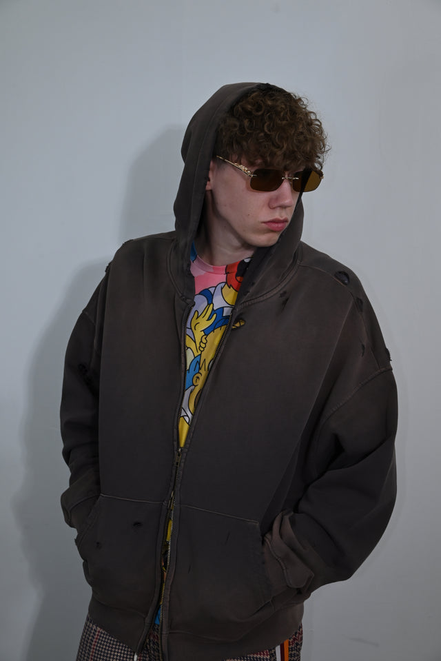 GETZYAGA HOODIE DARK GRAY