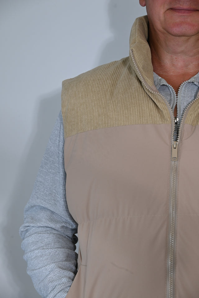 ZY UNISEKSA VESTE PREMIUM STILĀ, Maigi bēšā