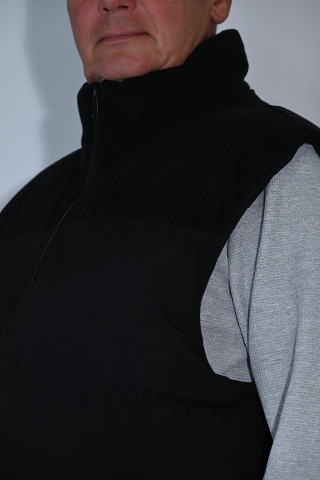 ZY UNISEKSA VESTE PREMIUM STILĀ, Pusnakts melnā