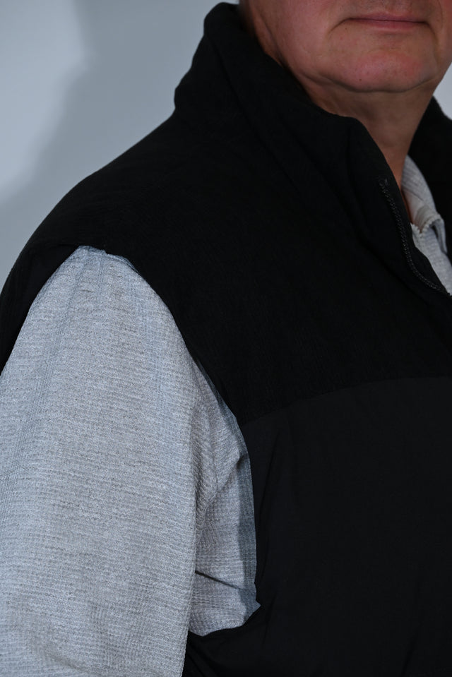 ZY UNISEKSA VESTE PREMIUM STILĀ, Pusnakts melnā
