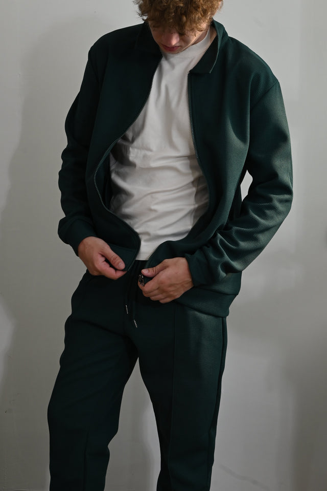 ZY Unisex vasaras old money komplekts, zaļā krāsā