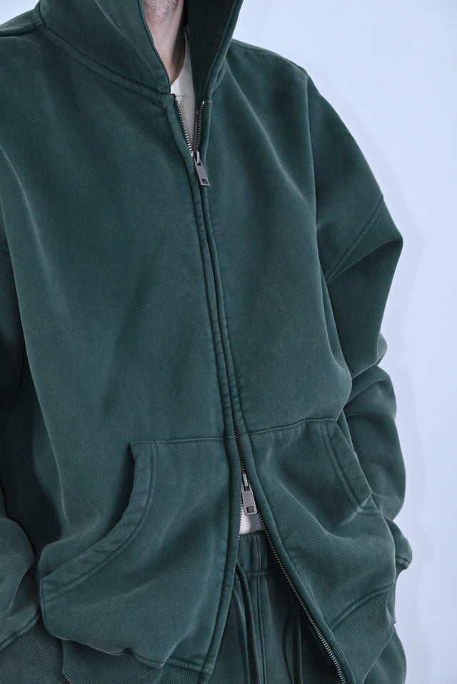 ZY LIMITED Dark Green SET (ULTRA OVERSIZE) no logo