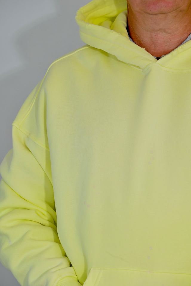 ZY Ekskluzīvs Unisex džemperis premium sastāvā, citrondzeltenā krāsā, dizainera stilā
