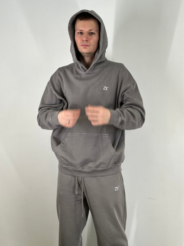 ZY LIMITED MEDIUM GRAY pavasara formāts ar taisnām biksēm