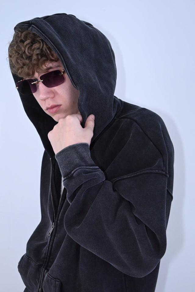 ZY LIMITED Black SET (ULTRA OVERSIZE) no logo