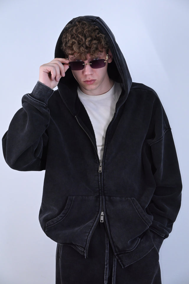 ZY LIMITED Black SET (ULTRA OVERSIZE) no logo