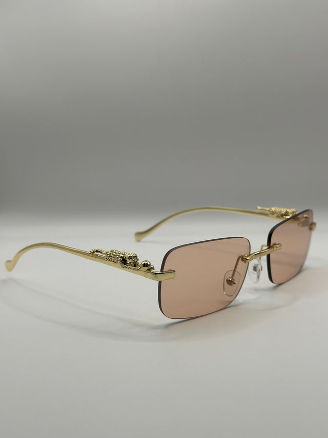 ZY BOSS GLASSES ROSE GOLDEN CHAMPAGNE NR.1