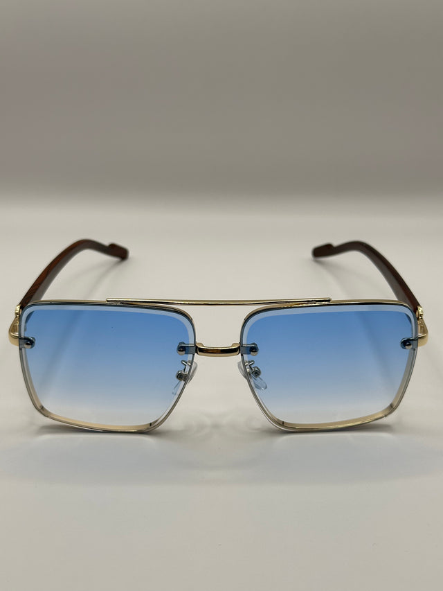ZY WOOD GRADIENT GOLDEN GRADIENT BLUE