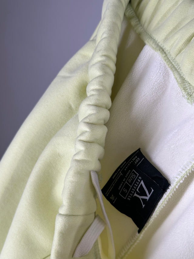 ZY BOSS kārstas kokvīlnas bikses Light Green