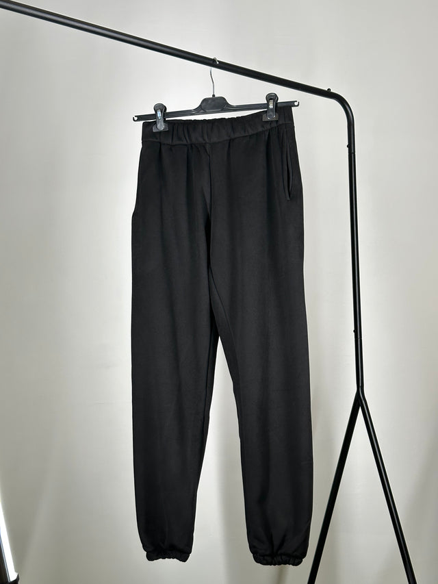 Брюки из чесаного хлопка ZY BOSS, черные