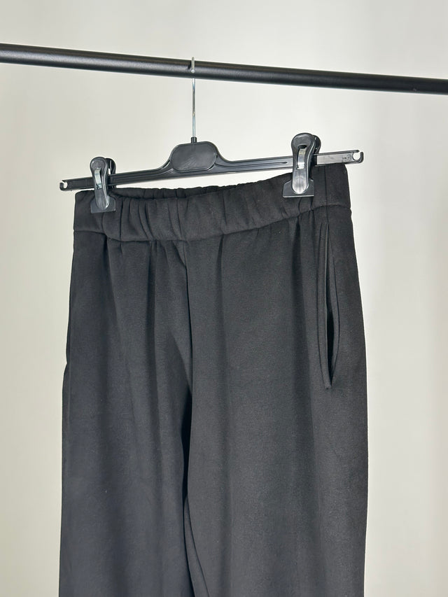 ZY BOSS kārstas kokvīlnas bikses Black