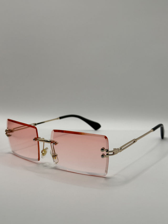 ZY BOSS GLASSES Rose Red/Gold NR.2