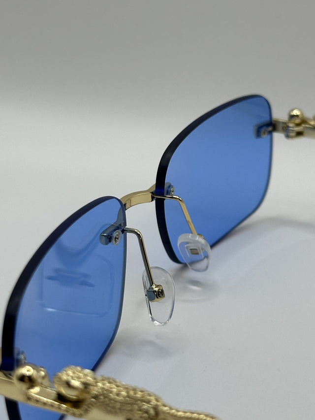 ZY BOSS GLASSES Gold/Blue NR.1