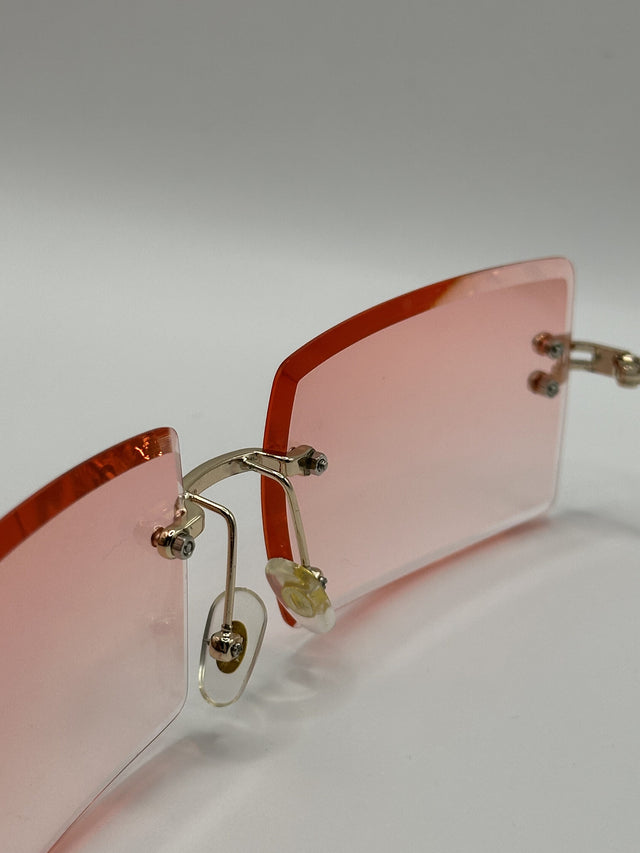 ZY BOSS GLASSES Rose Red/Gold NR.2
