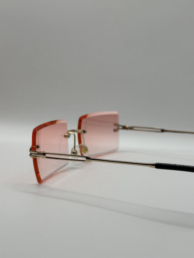 ZY BOSS GLASSES Rose Red/Gold NR.2