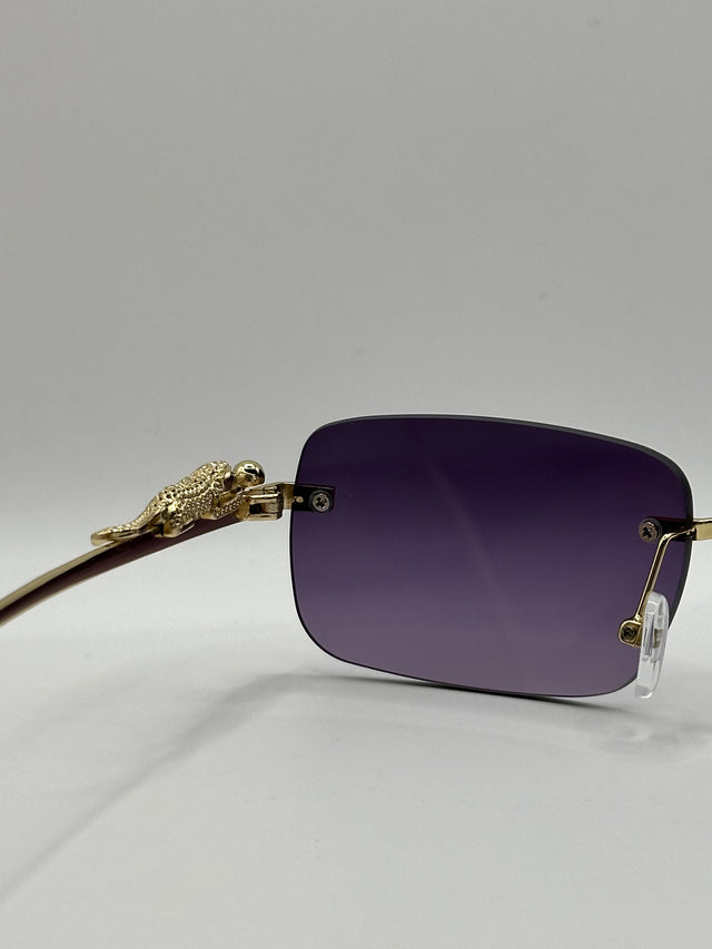 ZY BOSS GLASSES Purple/Gold NR.1