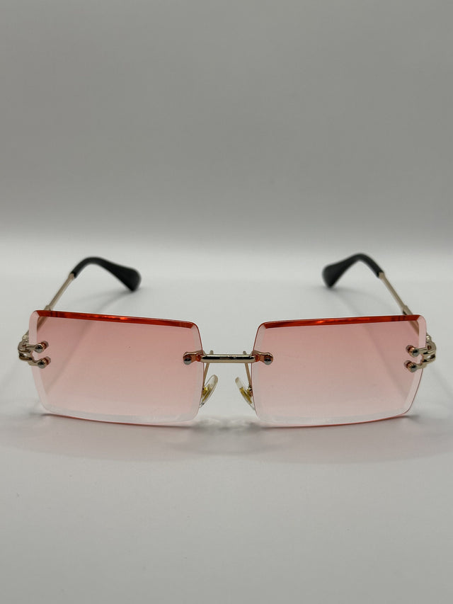 ZY BOSS GLASSES Rose Red/Gold NR.2