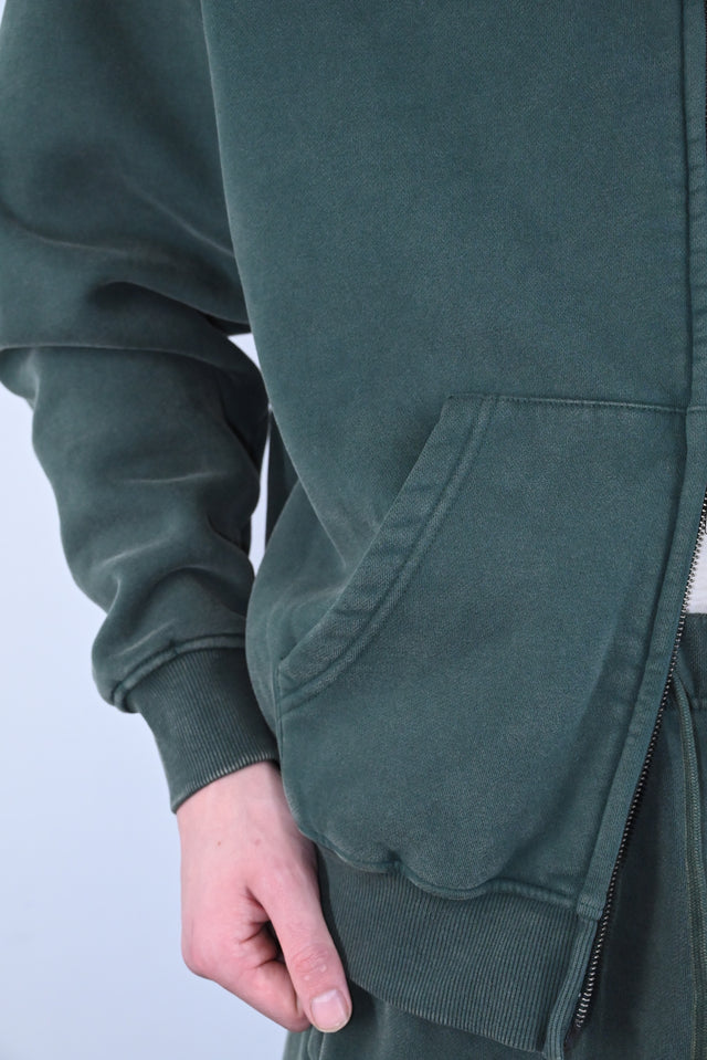 ZY LIMITED Dark Green SET (ULTRA OVERSIZE) no logo