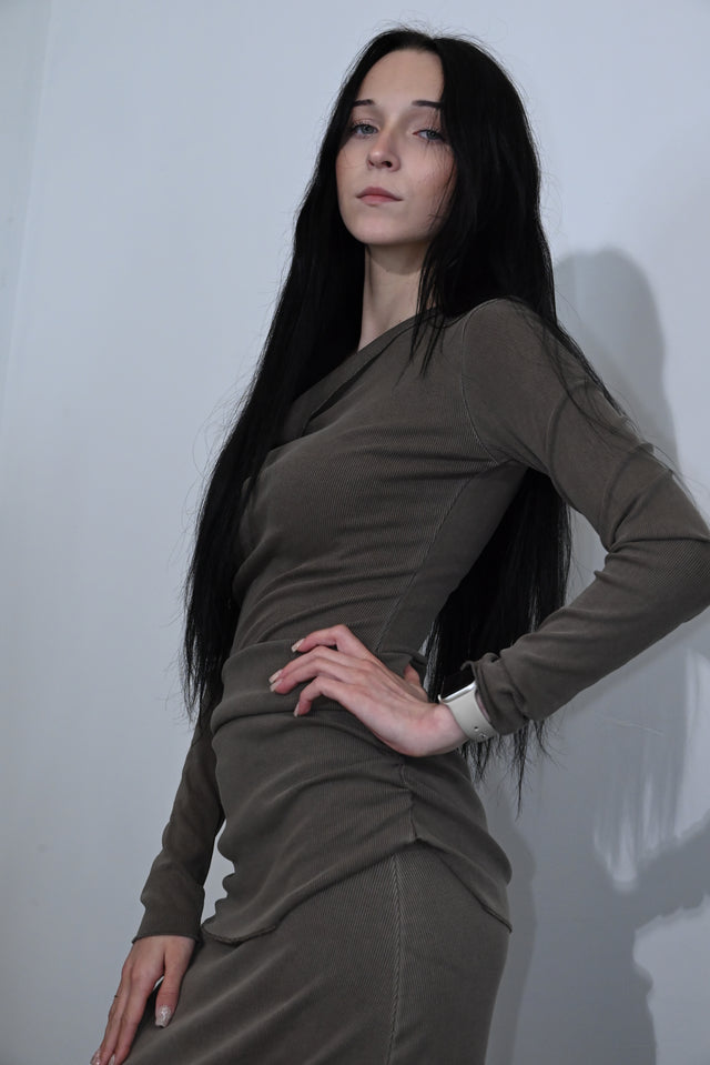 ZY Kleitas komplekts Brown