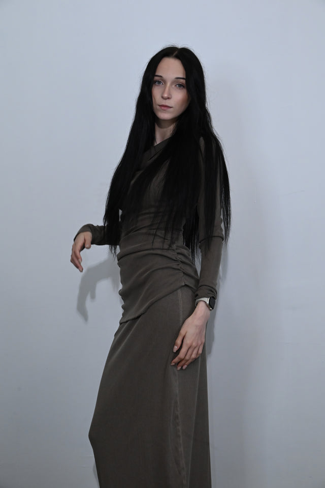 ZY Kleitas komplekts Brown