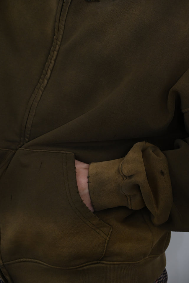 GETZYAGA HOODIE BROWN-GREEN
