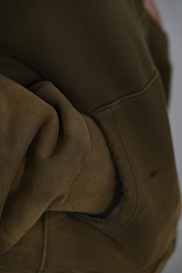 GETZYAGA HOODIE BROWN-GREEN