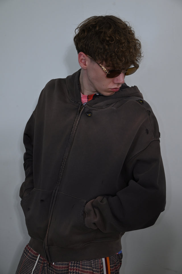 GETZYAGA HOODIE DARK GRAY