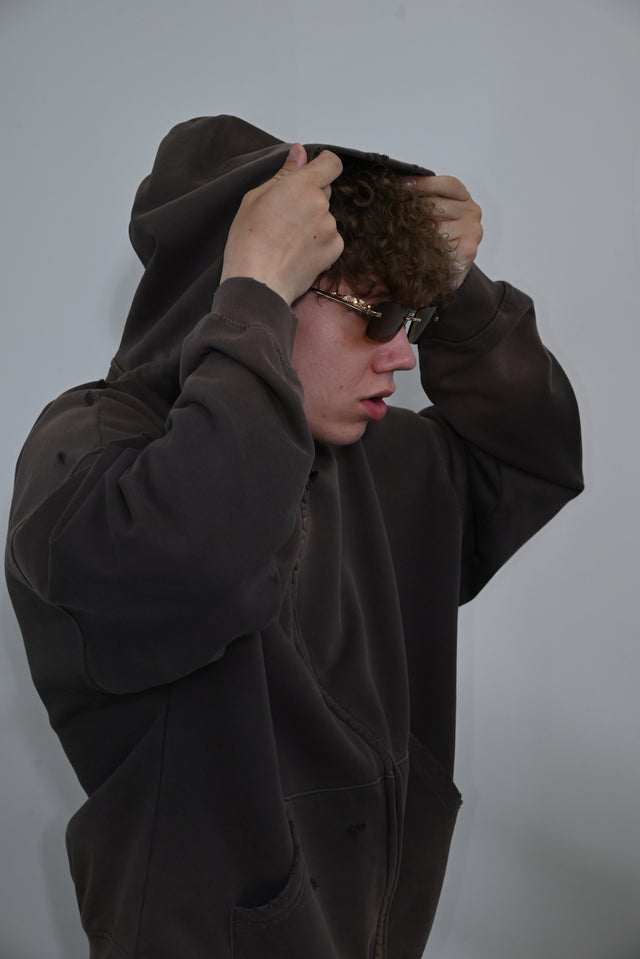 GETZYAGA HOODIE DARK GRAY