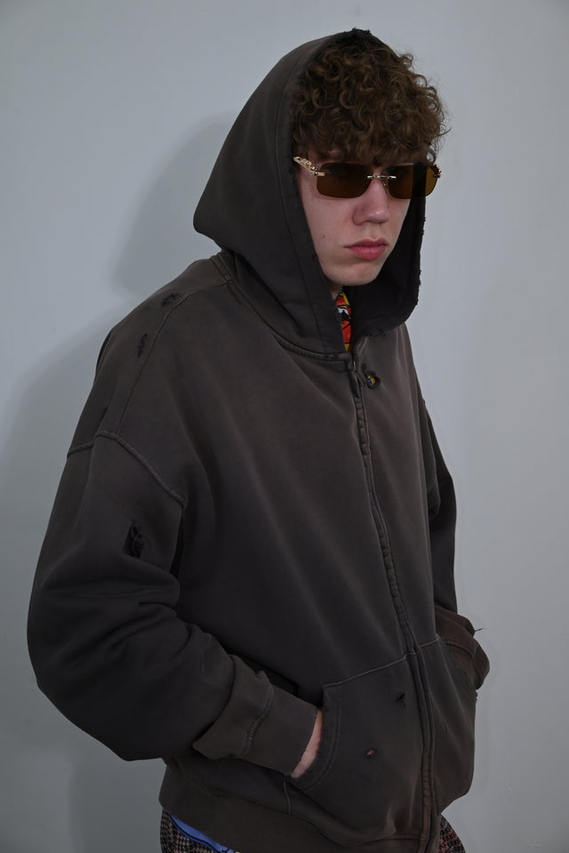 GETZYAGA HOODIE DARK GRAY