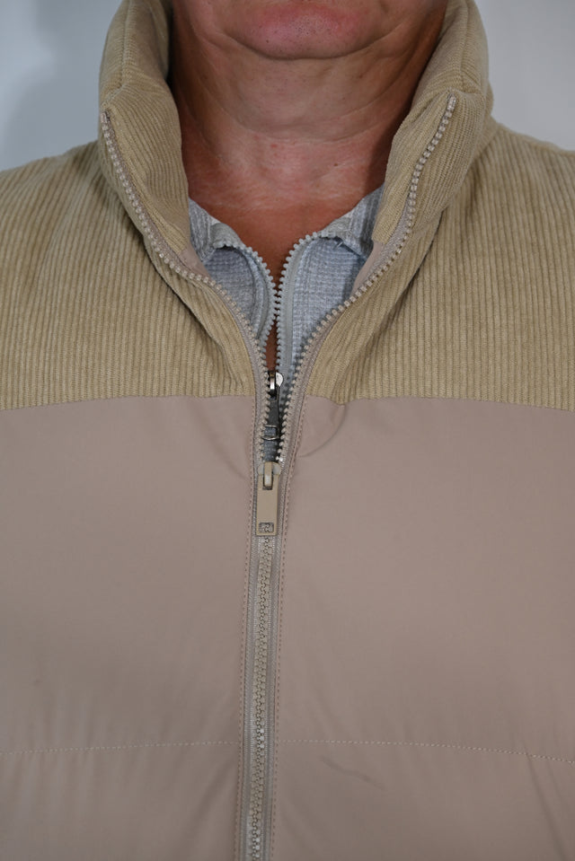 ZY UNISEKSA VESTE PREMIUM STILĀ, Maigi bēšā