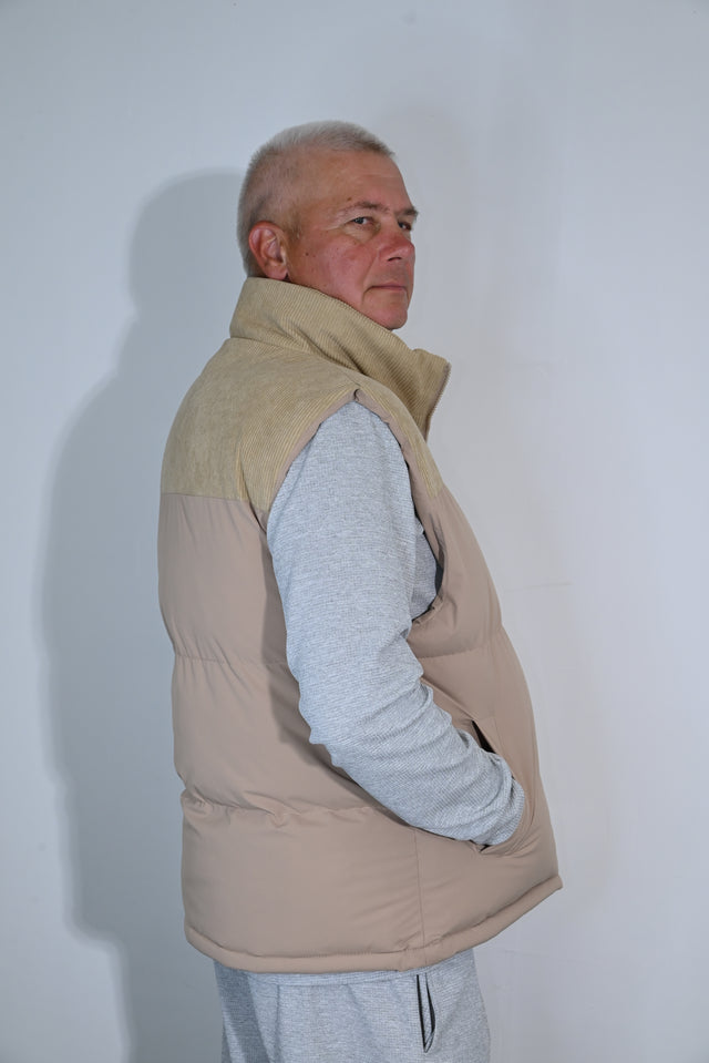 ZY UNISEKSA VESTE PREMIUM STILĀ, Maigi bēšā