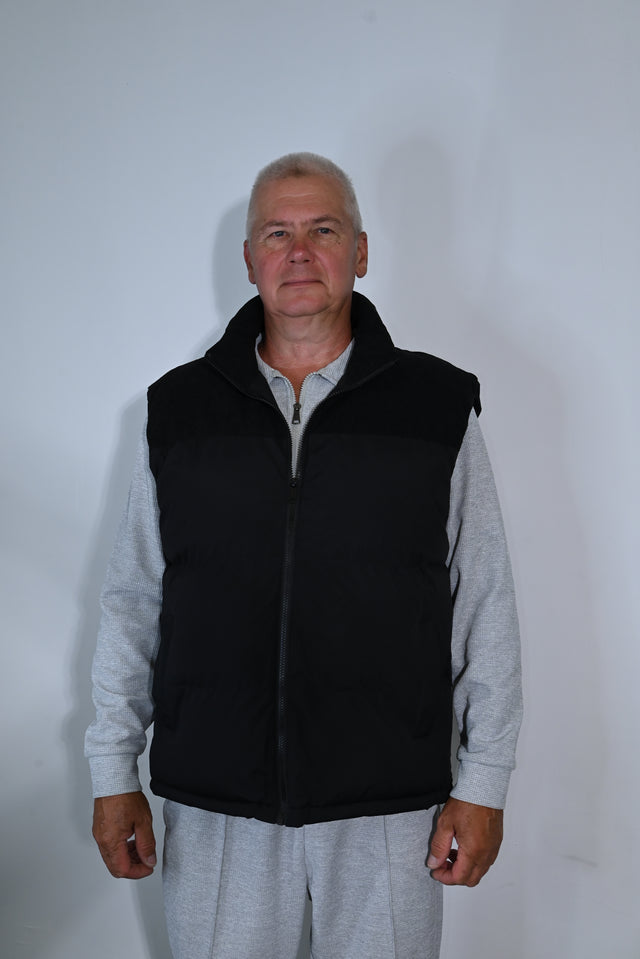 ZY UNISEKSA VESTE PREMIUM STILĀ, Pusnakts melnā