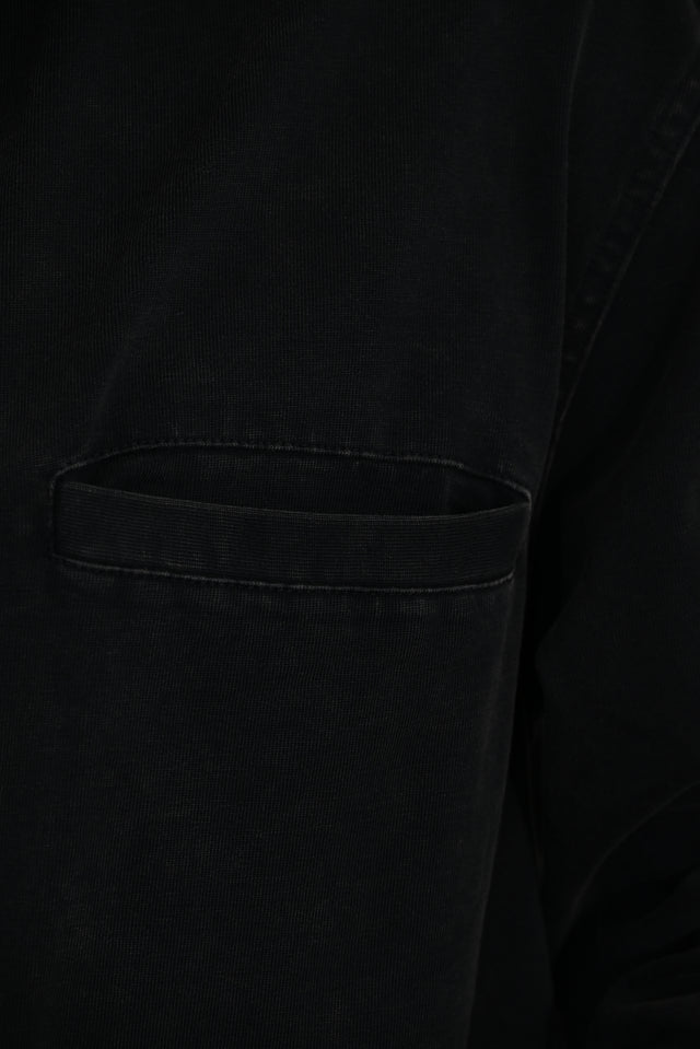 ZY Kokvilnas unisex apmetnis premium klasē, melnā krāsā