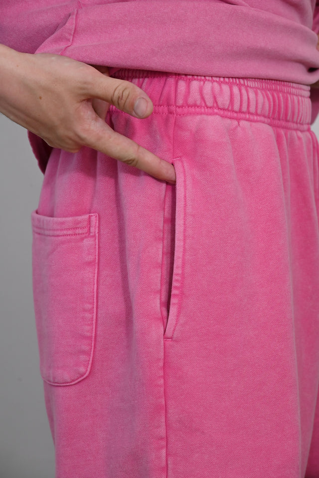 ZY Unisex premium vasaras komplekts: krekls un šorti no 100% kokvilnas, rozā krāsā