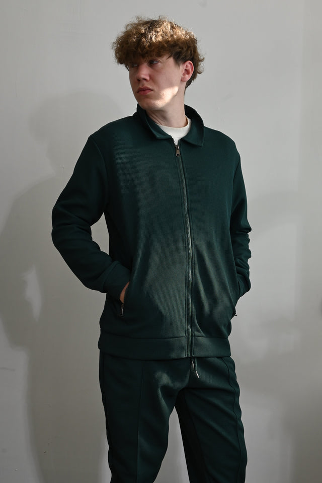 ZY Unisex vasaras old money komplekts, zaļā krāsā