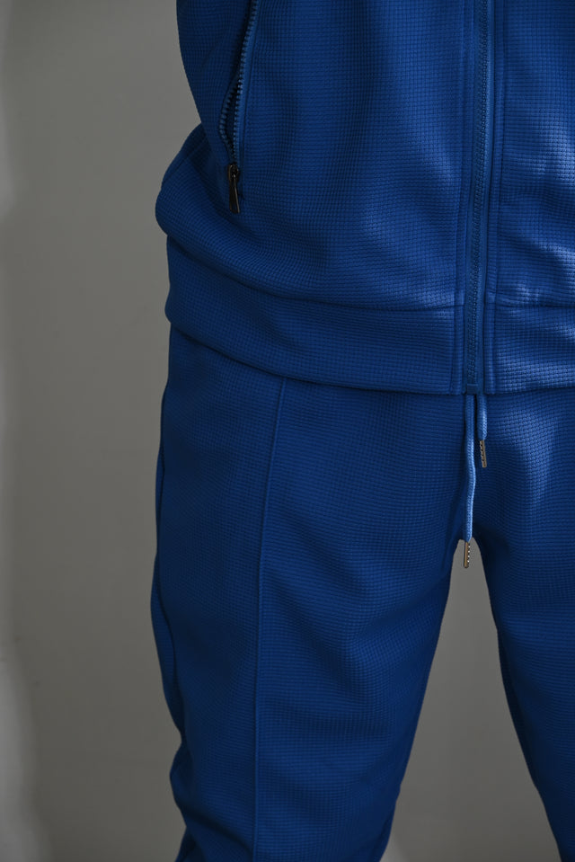 ZY Unisex vasaras old money komplekts, spoži zilā krāsā