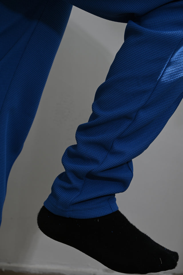 ZY Unisex vasaras old money komplekts, spoži zilā krāsā