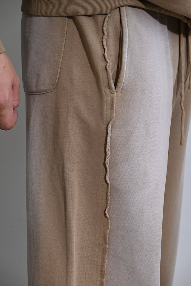 ZY Unisex ekskluzīvs vasaras komplekts dizaina izbalējušajā stilā, kafijas krāsā