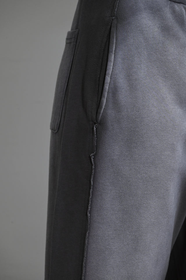 ZY Unisex ekskluzīvs vasaras komplekts dizaina izbalējušajā stilā, pusnakts pelēkā krāsā