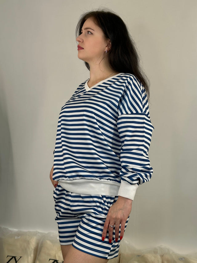 ZY Ikdienas kostīms Blue/White Nr.6