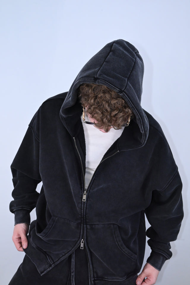 ZY LIMITED Black SET (ULTRA OVERSIZE) no logo